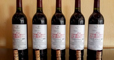 Cata vertical Valbuena 5º de Vega Sicilia del 2013 al 2009 Cata vertical Valbuena 5º de Vega Sicilia del 2013 al 2009